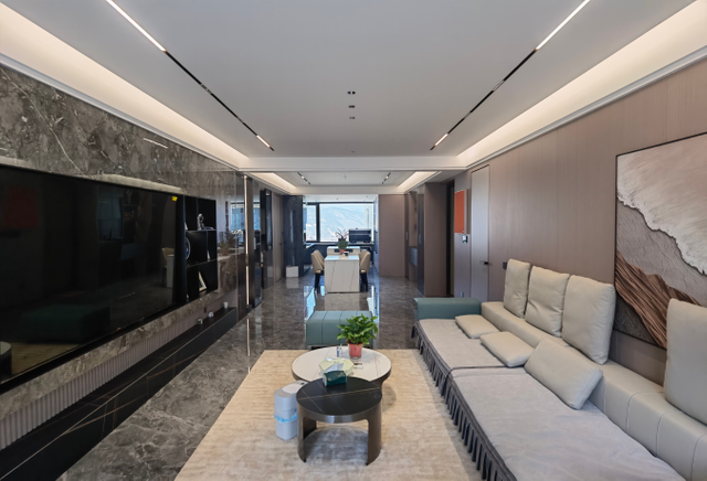 Sinterizzato Sfondo Stone Grilla a parete Alluminio in alluminio TV Cabinet TV