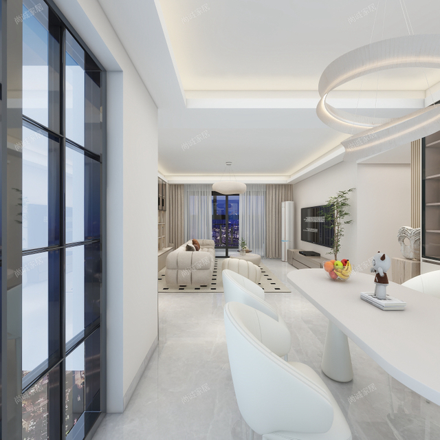 Schema di colori per texture in stile crema moderno soggiorno in stile crema 