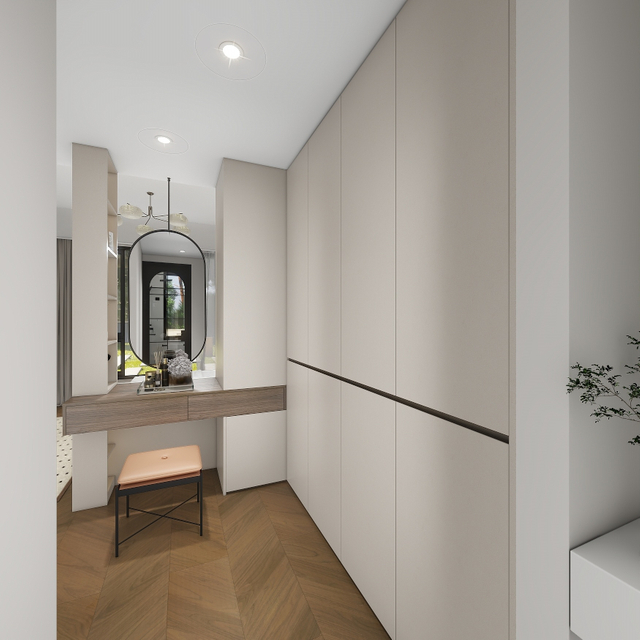 White French in stile francese grande guardaroba spaziale